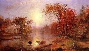 Albert Bierstadt Indian Summer on the Hudson River oil on canvas